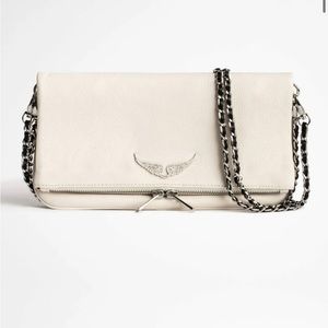 Rock Zadig & Voltaire bag in hammered leather